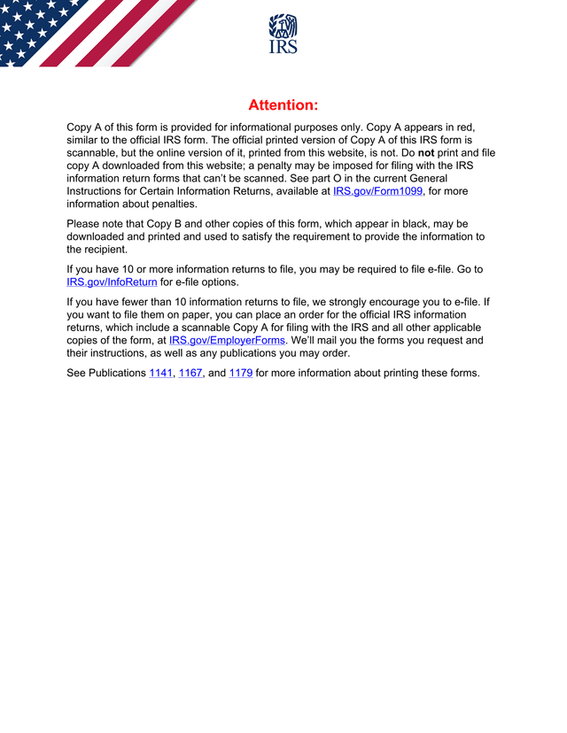 Form 1099 MISC (Miscellaneous Income) screenshot